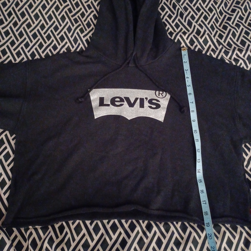 Levi's Sparkle Cropped Hoodie • Size M - Picture 4 of 6